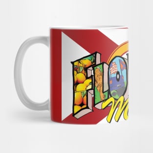 Florida Flag with FL Men Logo Mug